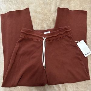 Mate the label wide leg thermal pant